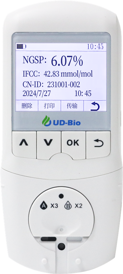 Anailíseoirí Inaistrithe HbA1c Mórdhíola-UD-H100